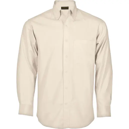 Stone Brushed Cotton Twill Lounge Long Sleeve Mens